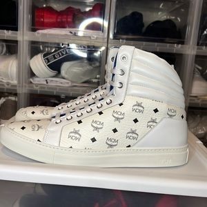 MCM Visetos High Top Sneakers - Never Worn (Sz 11)